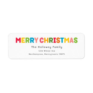 Farbenfrohe und helle frohe Weihnachtsfeier Rückse