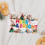 Farbenfrohe und helle Jahre im Review-Sechs-Foto Feiertagskarte<br><div class="desc">Genießen Sie die Freude und die Magie der Urlaubssaison mit dieser einzigartigen und festlichen, bunten fröhlichen und hellen Jahr in Rezension sechs Foto Urlaubskarte. Das einfache, aber lustige Design zeichnet sich durch eine Rot-, Grün-, Gelb-, Blau-, Orange- und Rosa-Farbpalette aus, die eine lebhafte und fröhliche Atmosphäre schafft. Die kreative und...</div>