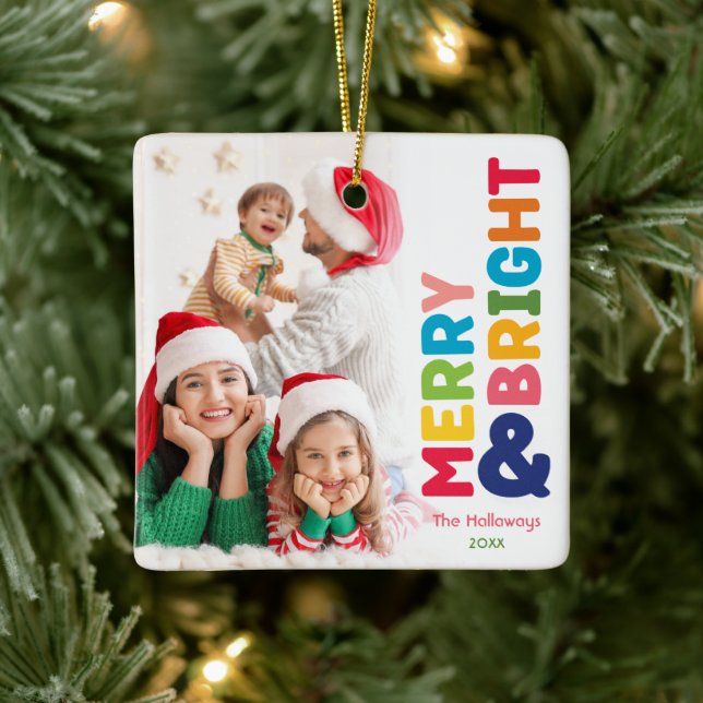 Farbenfrohe und helle Keramik Keramikornament (Baum)