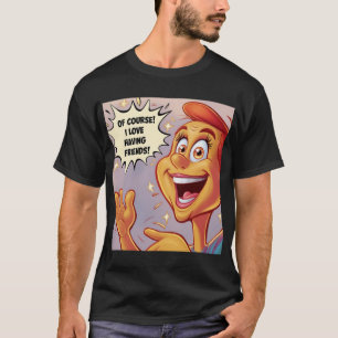 Farbenfrohe und lustige Cartoon-T - Shirt für jede