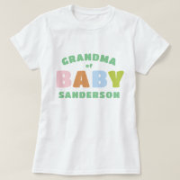 Farbenfrohe und lustige Individuelle Name Oma