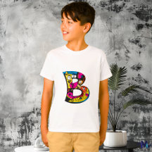 Farbenfrohe und lustige Monogram B Tribal und Dood