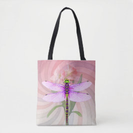 Farbenfrohe und surreale Libelle der 60er Jahre Tasche