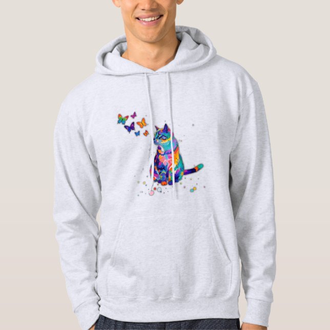 Farbenfrohe Unternehmen Hoodie (Vorderseite)