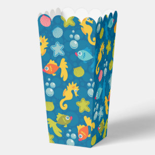 Farbenfrohe Unterwasser-Kinderparty Geschenkschachtel
