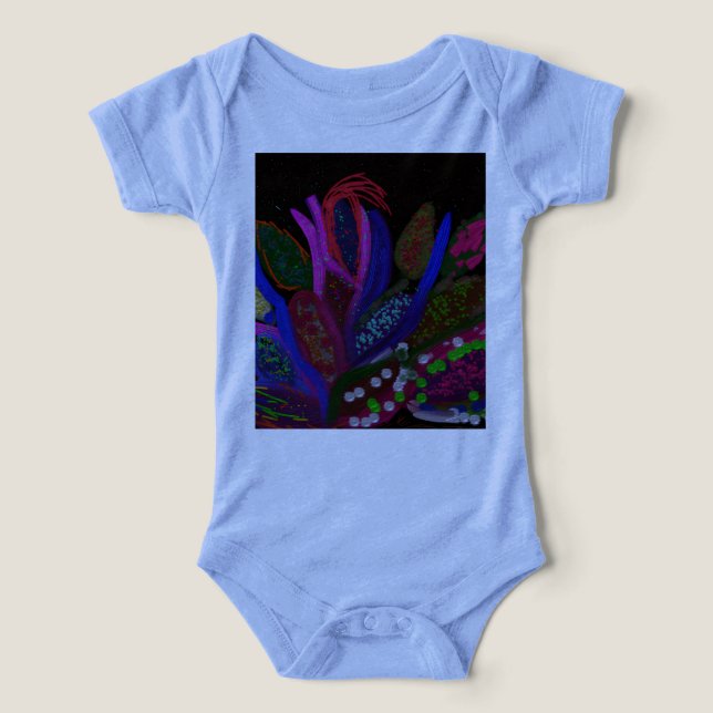 Farbenfrohe Unterwasser Marine Life Säugling T - S (Design Vorderseite)
