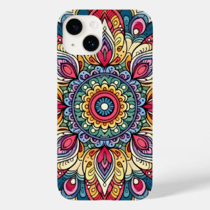Farbenfrohe Vector Abstrakt Mandala Muster Case-Mate iPhone 14 Hülle