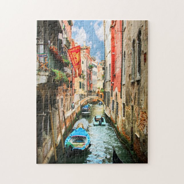 Farbenfrohe Venedig Canals Italien Reisefotos (Vertikal)