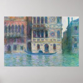 Farbenfrohe venezianische Wandmalerei Poster