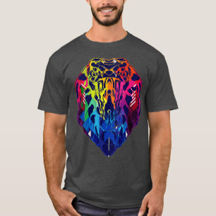 Farbenfrohe Venom-Schlange T-Shirt