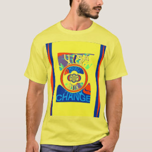 Farbenfrohe Veränderung in den USA: Ein festes Des T-Shirt