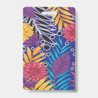 Farbenfrohe Verpackungspapier mit kreativem Blumen