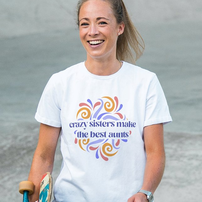 Farbenfrohe, verrückte Schwestern machen das beste T-Shirt (Von Creator hochgeladen)
