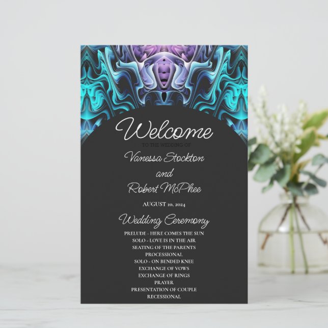 Farbenfrohe Verzauberung (Stehend Vorderseite)