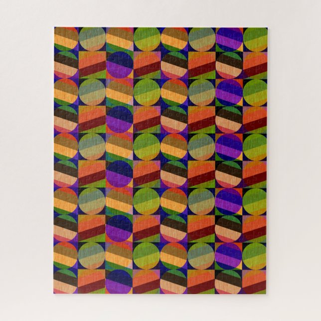 Farbenfrohe Vintage Inspirierte Muster (Vertikal)