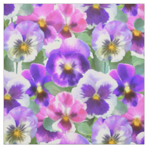 Farbenfrohe Violets Muster für Blume Stoff