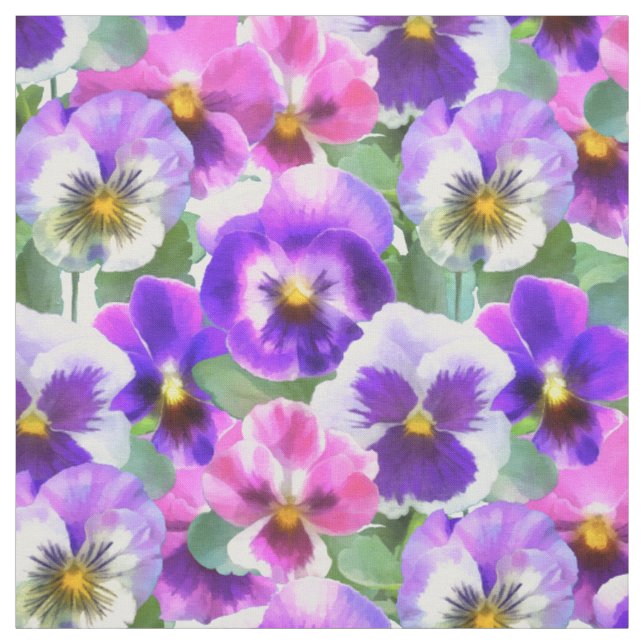 Farbenfrohe Violets Muster für Blume Stoff (Muster)