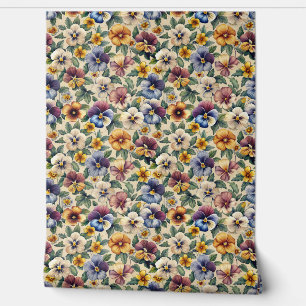 Farbenfrohe violette Blume lila Tapete