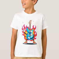 Farbenfrohe Violine Kids T - Shirt Design - Spaß M