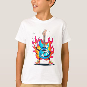 Farbenfrohe Violine Kids T - Shirt Design - Spaß M