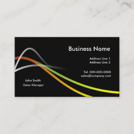 Farbenfrohe Visitenkarten für LInes Visitenkarte