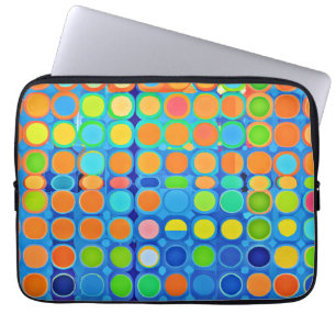 Farbenfrohe Vivid Elegance Stilvolles Muster Laptopschutzhülle
