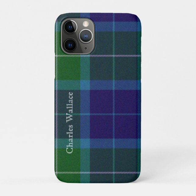 Farbenfrohe Wallace Tartan Kariert Case-Mate iPhone Hülle (Rückseite)
