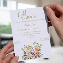Farbenfrohe Wasserfarbe Blumenbraut BridaI Brunch