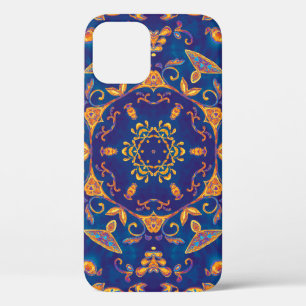 Farbenfrohe Wasserfarbe Kaleidoskop mandala. Orien Case-Mate iPhone Hülle