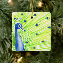 Farbenfrohe Wasserfarbe Keramikornament