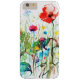 Farbenfrohe Wasserfarben Rote Mohnblumen und Frühl Case-Mate iPhone Hülle (Rückseite)