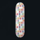 Farbenfrohe Wasserfarbenjuwelen Skateboard<br><div class="desc">Der perfekte Pop heller Farben mit diesen lustigen Aquarelljuwelen auf diesem spielerischen Skateboard.</div>