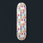 Farbenfrohe Wasserfarbenjuwelen Skateboard<br><div class="desc">Der perfekte Pop heller Farben mit diesen lustigen Aquarelljuwelen auf diesem spielerischen Skateboard.</div>