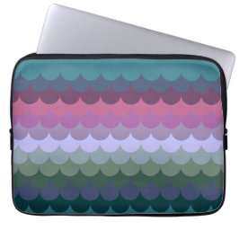 Farbenfrohe Waves Laptopschutzhülle
