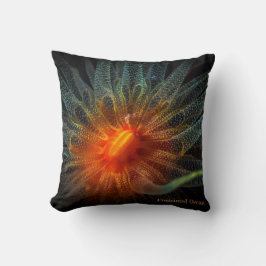 Farbenfrohe Weichkoralle, Marine-Blume Kissen