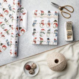 Farbenfrohe Weihnachten Geschenkpapier