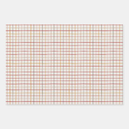 Farbenfrohe Weihnachten Geschenkpapier Set