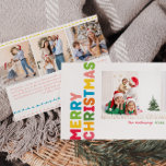 Farbenfrohe Weihnachten Jahr in Review 4 Foto<br><div class="desc">Genießen Sie die Freude und die Magie der Urlaubssaison mit dieser einzigartigen und festlichen, bunten Weihnachtszeit in Rezension 4 Foto Urlaubskarte. Das einfache, aber lustige Design zeichnet sich durch eine Rot-, Grün-, Gelb-, Blau-, Orange- und Rosa-Farbpalette aus, die eine lebhafte und fröhliche Atmosphäre schafft. Die kreative und minimalistische Herangehensweise mit...</div>