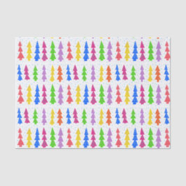 Farbenfrohe Weihnachtsbaum Pop Kunst, Kultur Seidenpapier