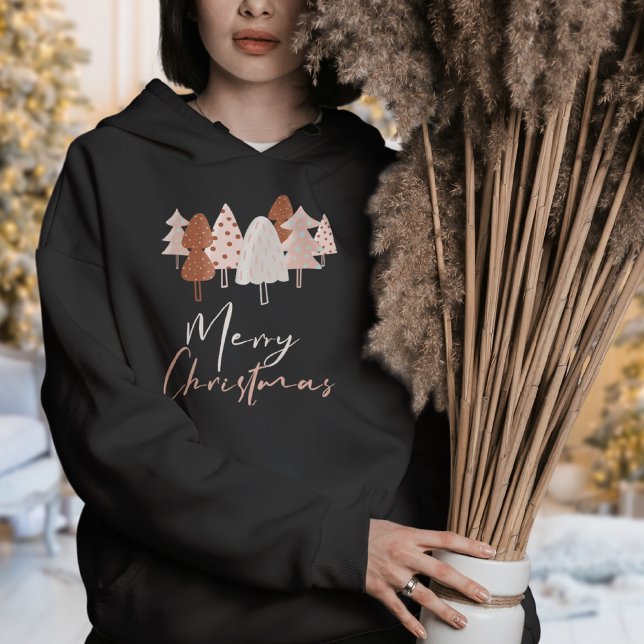 Farbenfrohe Weihnachtsbaume Hoodie (Von Creator hochgeladen)