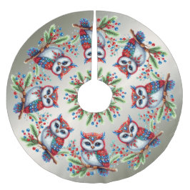 Farbenfrohe Weihnachtsbaumrock Polyester Weihnachtsbaumdecke