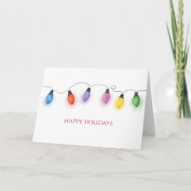 Farbenfrohe Weihnachtsbirnen gefaltete Weihnachtsk