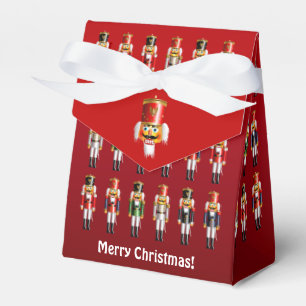 Farbenfrohe Weihnachtscreme-Spielzeugsoldaten Geschenkschachtel