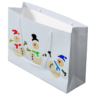 Farbenfrohe Weihnachtsfeier Große Geschenktüte