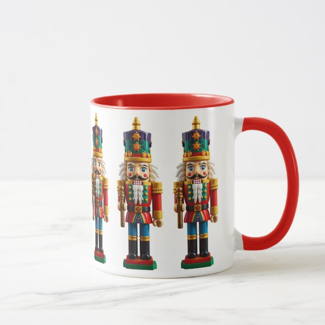 Farbenfrohe Weihnachtsnachtscreme Tasse (Rechts)