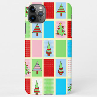 Farbenfrohe Weihnachtsplätze iPhone 11Pro Max Hülle