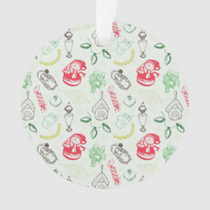 Farbenfrohe Weihnachtsschneezeit Ornament