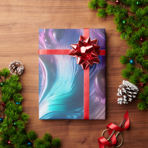 Farbenfrohe Wellen Geschenkpapier