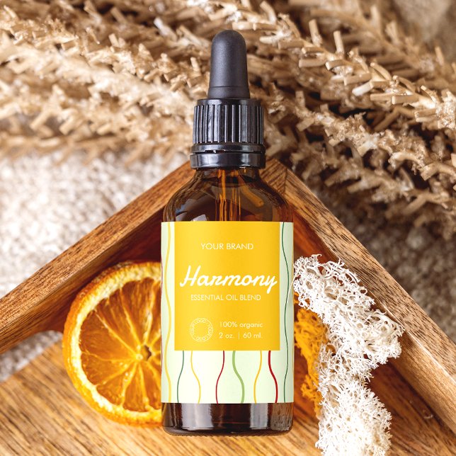 Farbenfrohe Wellenlinien Kosmetische Tropferflasch (Von Creator hochgeladen)