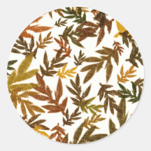 Farbenfrohe Whimsical Herbst Herbst Rustikale Blät